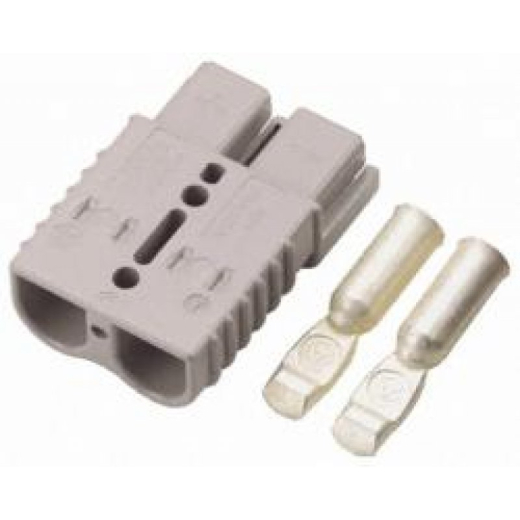 Stecker Anderson 50A Geh�use grau , Grimp 8,3mm�