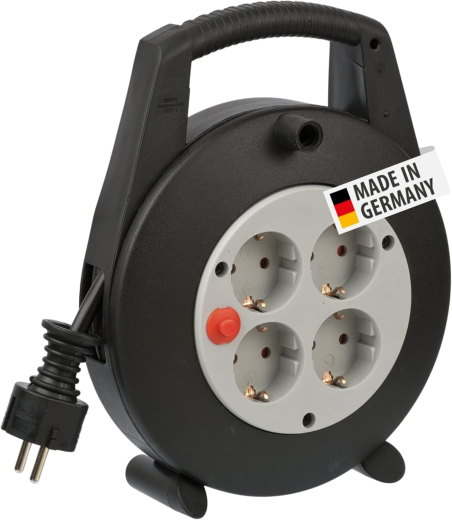 Brennenstuhl Vario Line Kabelbox 4-fach/Mini-Kabeltrommel